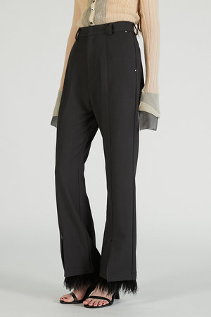 プランク プロジェクト/PRANK PROJECTのフェザーヘムパンツ / Feather Hem Pants(110600/110601)