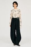 アシメタックベルトパンツ / Asymmetrical Belt Pants