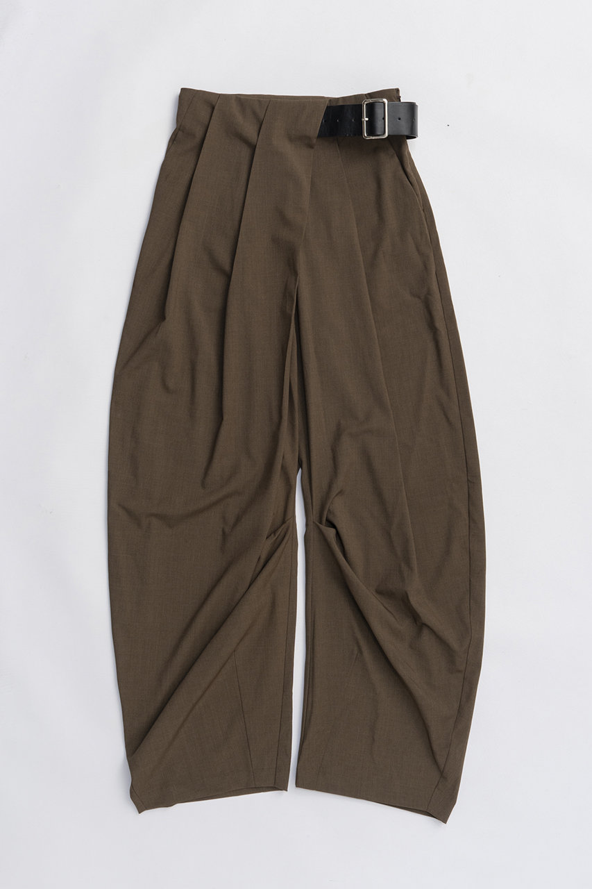 PRANK PROJECT アシメタックベルトパンツ / Asymmetrical Belt Pants (D.BRN(D.ブラウン), 36) プランク プロジェクト ELLE SHOP PRANK PROJECT アシメタックベルトパンツ / Asymmetrical Belt Pants (D.BRN(D.ブラウン), 36) プランク プロジェクト ELLE SHOP