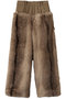 ファートリムパンツ / Fur Trim Pants プランク プロジェクト/PRANK PROJECT BGE(ベージュ)