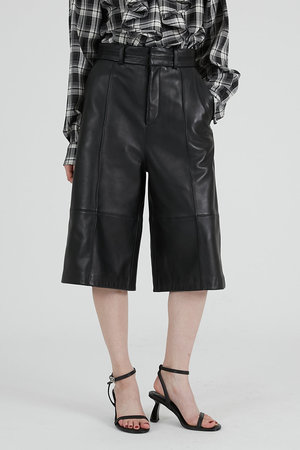 プランク プロジェクト/PRANK PROJECTのレザーハーフパンツ / Leather Half Pants(110600/110601)