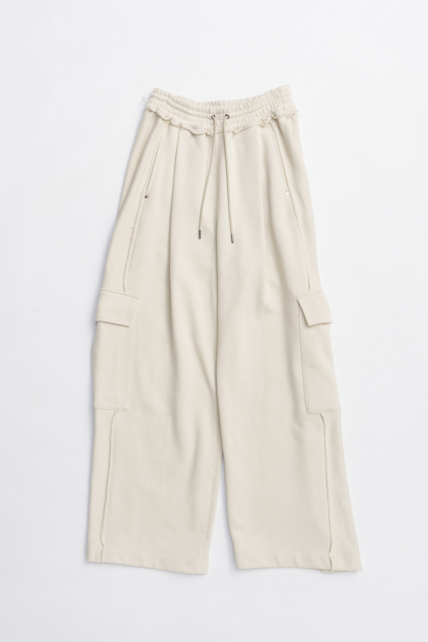 PRANK PROJECT スウェットカーゴパンツ / Sweat Cargo Pants (WHT(ホワイト), 36) プランク プロジェクト ELLE SHOP PRANK PROJECT スウェットカーゴパンツ / Sweat Cargo Pants (WHT(ホワイト), 36) プランク プロジェクト ELLE SHOP