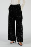 シークインバルーンベロアパンツ / Sequin Balloon Velour Pants