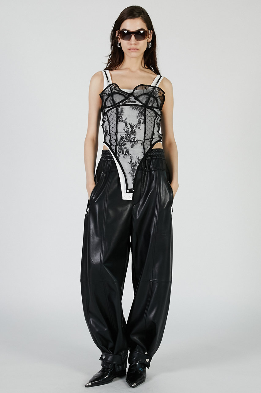 PRANK PROJECT(プランク プロジェクト)｜Fauxレザージョガーパンツ