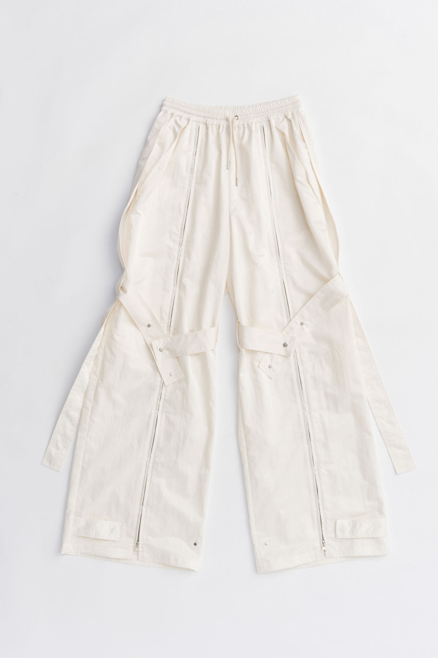 PRANK PROJECT ストラップトラックパンツ / Strap Track Pants (O.WHT(オフホワイト), 38) プランク プロジェクト ELLE SHOP PRANK PROJECT ストラップトラックパンツ / Strap Track Pants (O.WHT(オフホワイト), 38) プランク プロジェクト ELLE SHOP