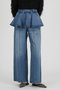 ペプラムデニムパンツ / Peplum Denim Pants プランク プロジェクト/PRANK PROJECT