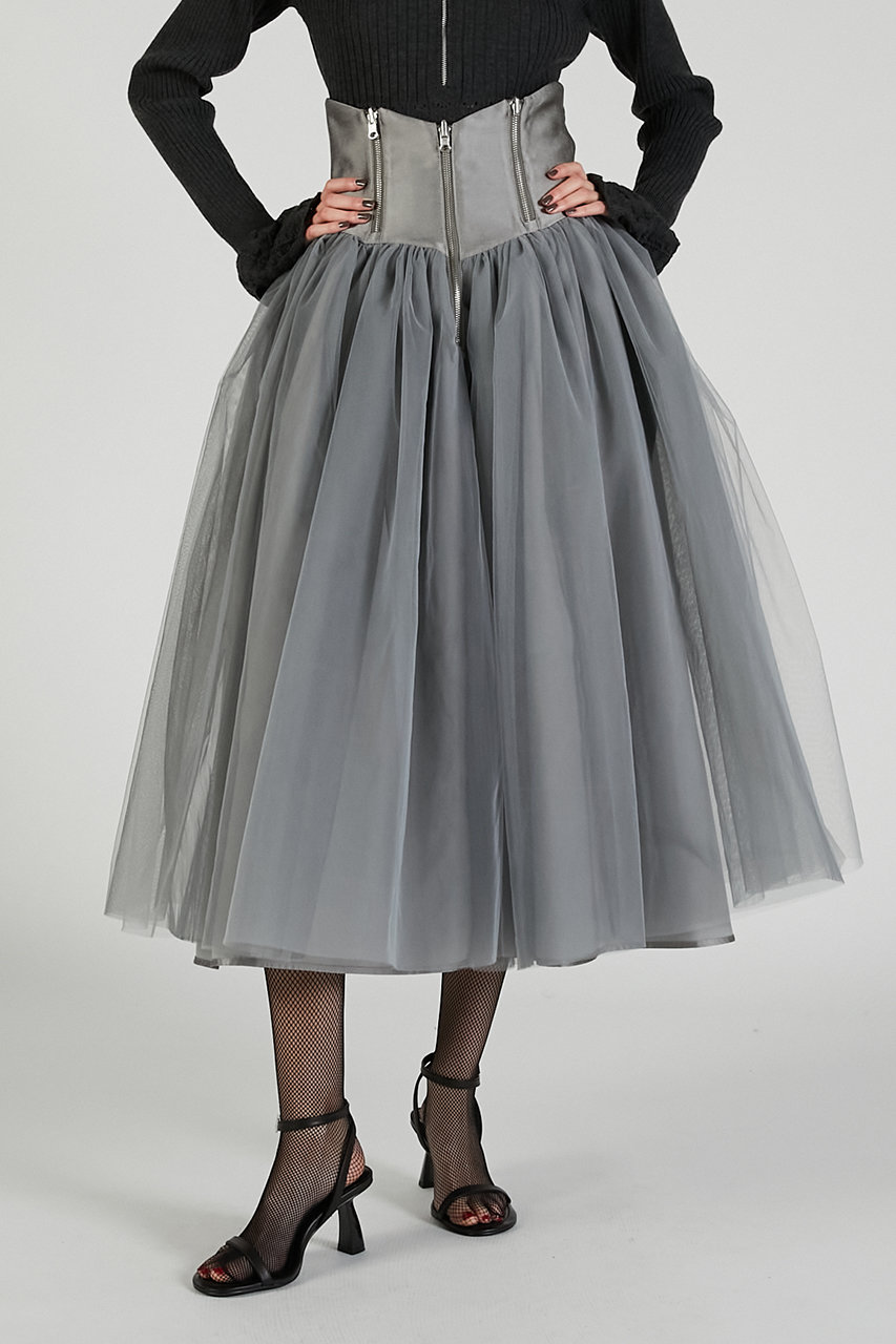 ぱんぽるPRANK PROJECT Tulle Combo Skirt PRANK PROJECT - 【残り一点】Tulle Combo Skirt | ACRMTSM