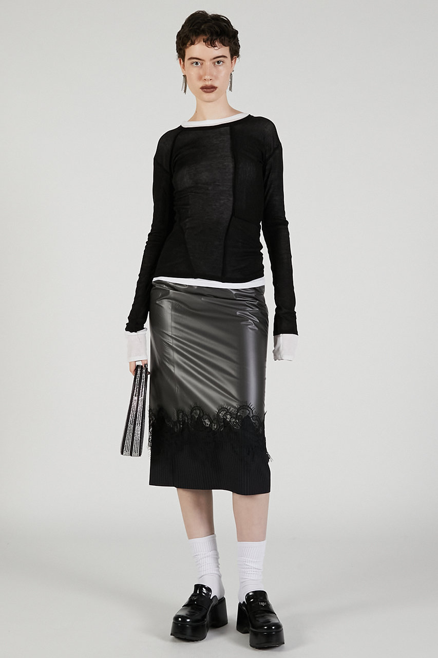 PRANK PROJECT(プランク プロジェクト)｜PVCレイヤードミディスカート