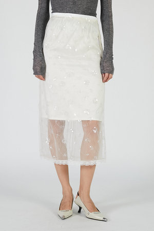 プランク プロジェクト/PRANK PROJECTのベールレースレイヤードスカート / Bow Lace Layered Skirt(110700/110703)