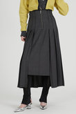 イレギュラープリーツスカート / Irregular Pleated Skirt