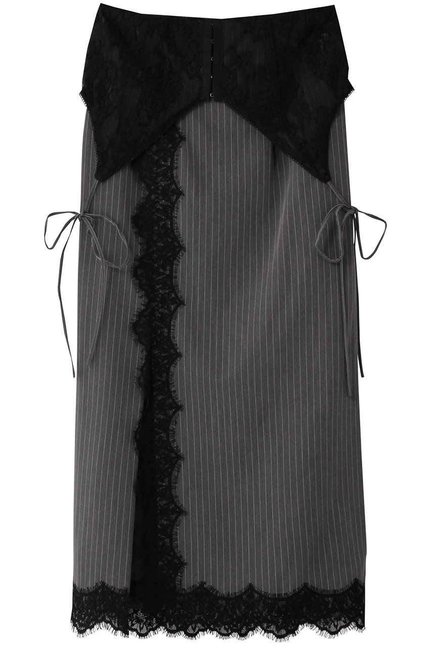 プランク プロジェクト/PRANK PROJECTの2WAYレースミディスカート / 2-Way Lace Midi Skirt(GRY(グレー)/31252515904)