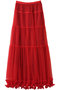 フリルヘムチュールスカート / Ruffle Hem Tulle Skirt プランク プロジェクト/PRANK PROJECT RED(レッド)