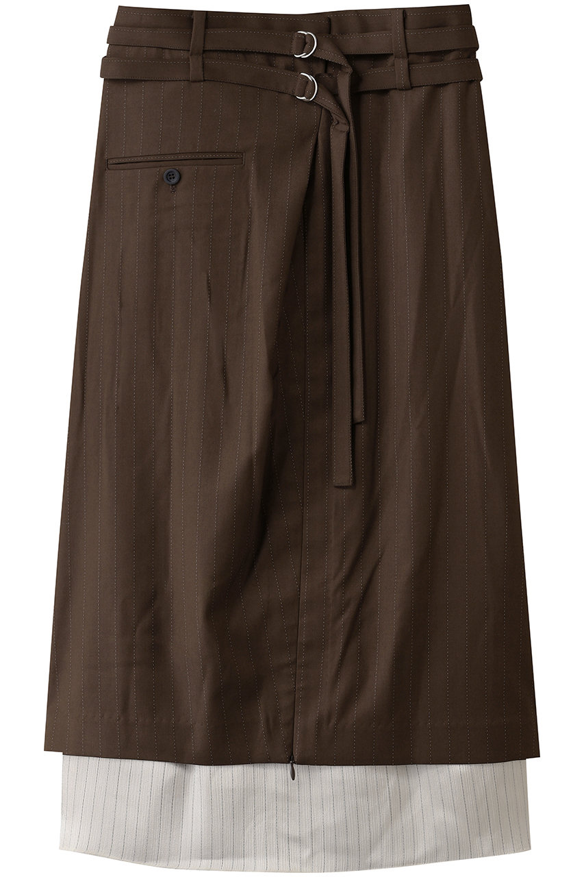 プランク プロジェクト/PRANK PROJECTのスーチングミディスカート / Suiting Midi Skirt(BRN(ブラウン)/31252516105)