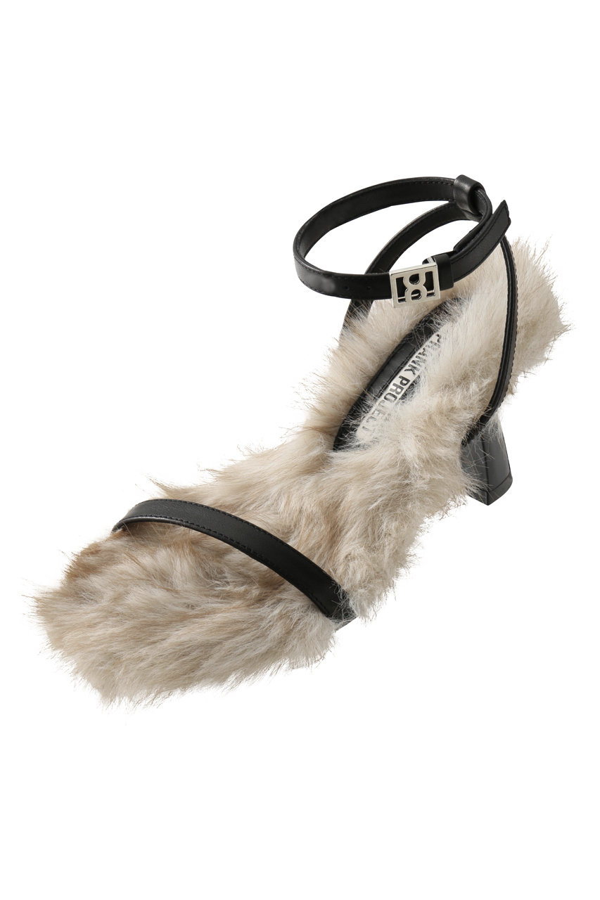 PRANK PROJECT ナローストラップファーサンダル / Narrow Strap Fur Sandals (MLT(マルチカラー), 38(24.5-25cm)) プランク プロジェクト ELLE SHOP PRANK PROJECT ナローストラップファーサンダル / Narrow Strap Fur Sandals (MLT(マルチカラー), 38(24.5-25cm)) プランク プロジェクト ELLE SHOP