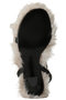 ナローストラップファーサンダル / Narrow Strap Fur Sandals プランク プロジェクト/PRANK PROJECT