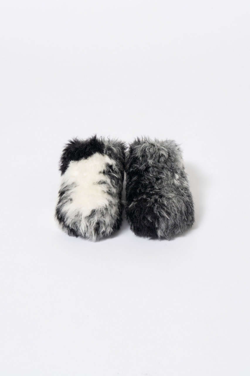 【〆鯖☆プロフ必読】即完売！アポワンウテセ　フェイクファーブルゾン　美品 PRANK PROJECT(プランク プロジェクト)｜ファーサボ / Fur Sabo/BLK