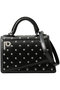 ロゴプレートラインストーンミニサッチェルバッグ / Logo Plate Line Stone Mini Satchel Bag プランク プロジェクト/PRANK PROJECT BLK(ブラック)