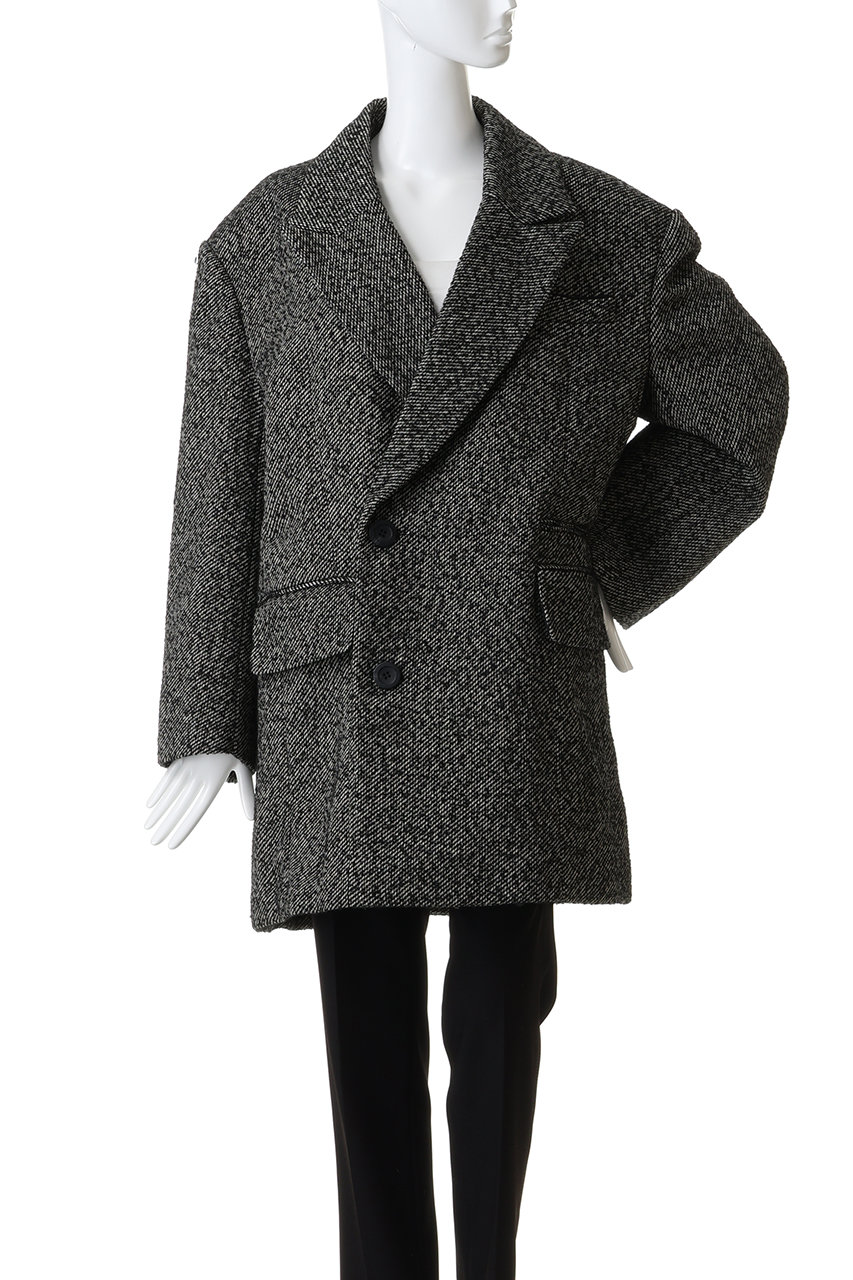 PRANK PROJECT(プランク プロジェクト)｜ウールダブルミドルコート/BLK