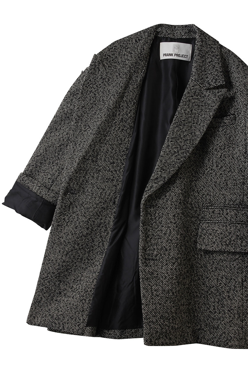 PRANK PROJECT(プランク プロジェクト)｜ウールダブルミドルコート/BLK