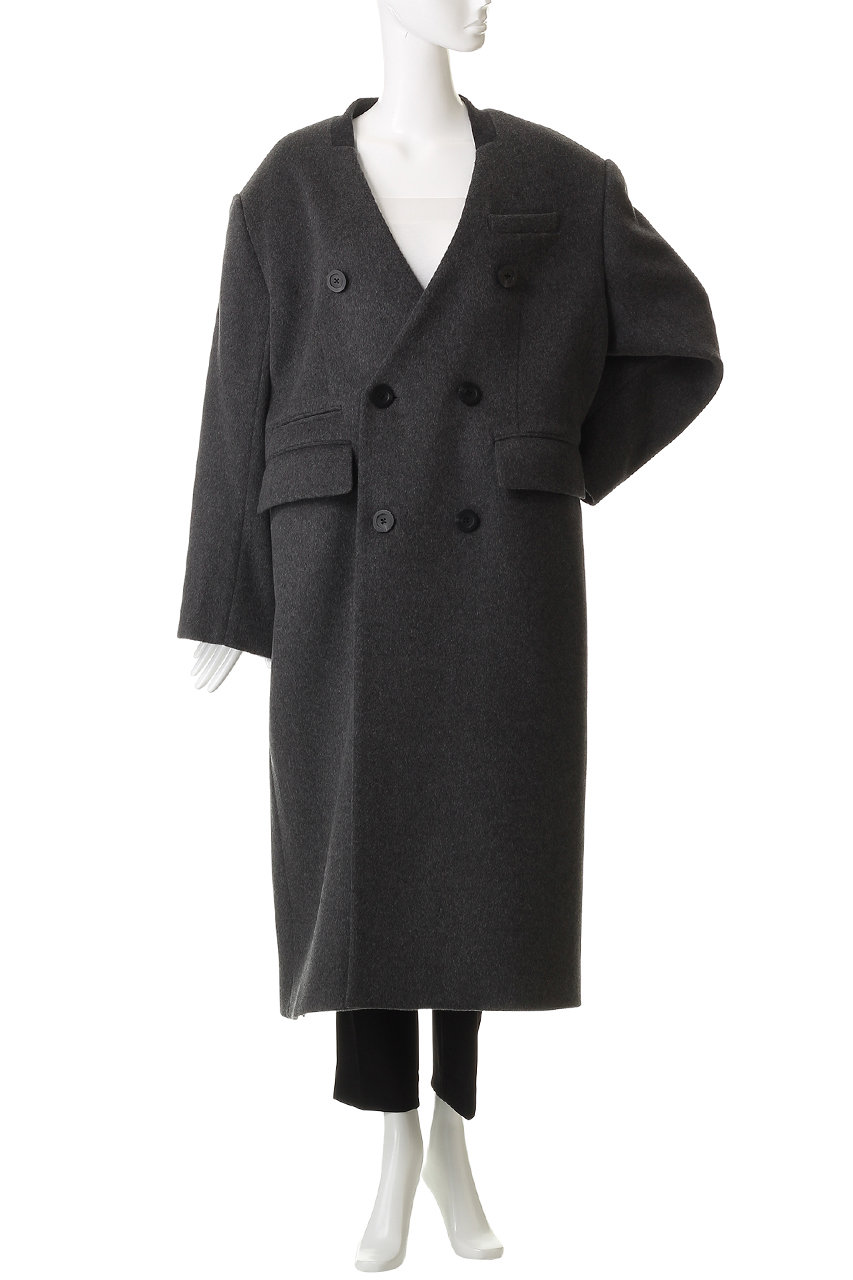 PRANK PROJECT(プランク プロジェクト)｜マフラー付きコート/BLK