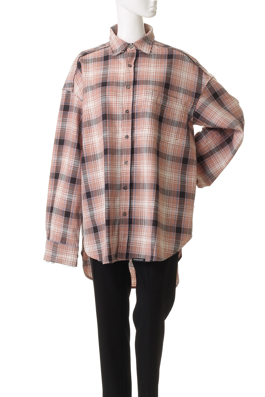 PRANK PROJECT(プランク プロジェクト)｜オーバーチェックシャツ/BLK