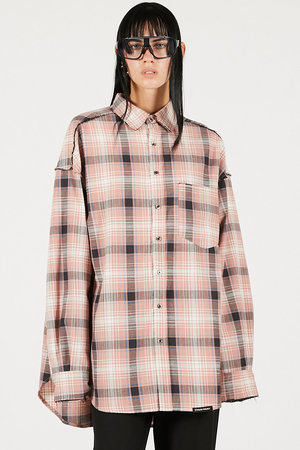 プランク プロジェクト/PRANK PROJECTのオーバーチェックシャツ(110400/110403)