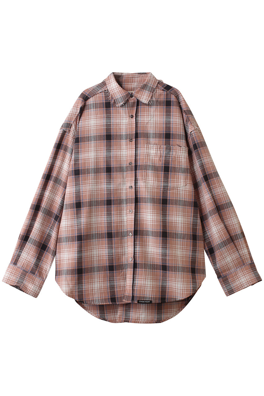 プランク プロジェクト/PRANK PROJECTのオーバーチェックシャツ(PNK(ピンク)/31252315905)