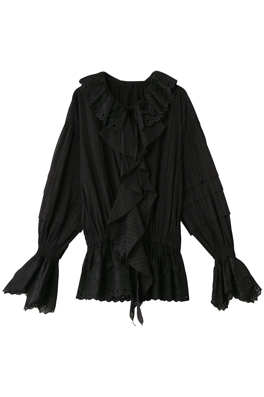 プランクプロジェクト　エンブロイダリーラッフルブラウス PRANK PROJECT(プランク プロジェクト)｜エンブロイダリーラッフル