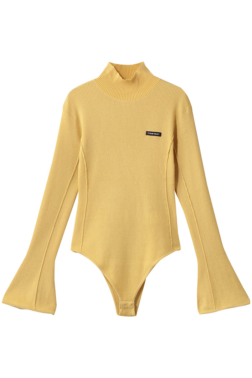 プランク プロジェクト/PRANK PROJECTのウェーブヘムスリーブリブニット(L.YEL(ライトイエロー)/31252365609)