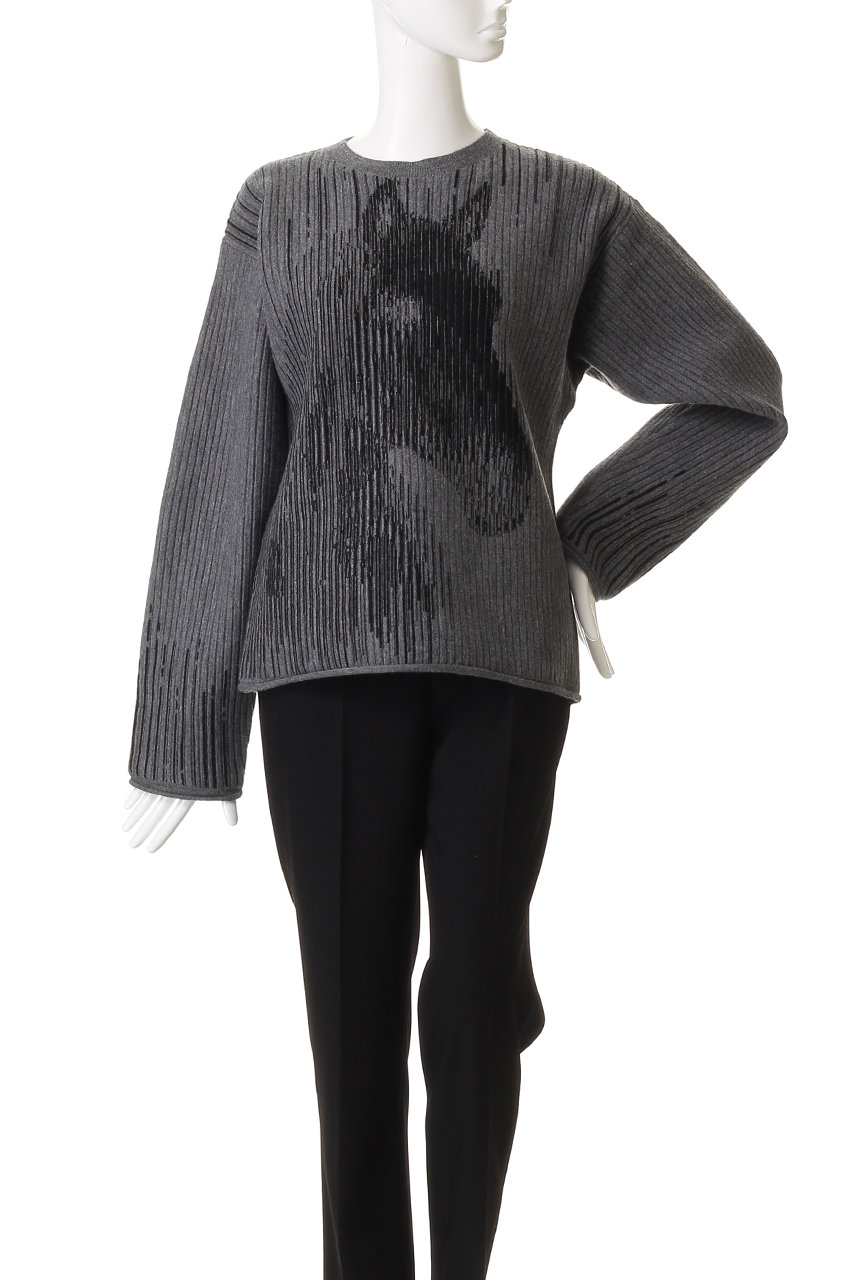 PRANK PROJECT(プランク プロジェクト)｜ホースジャガードニット/BLK