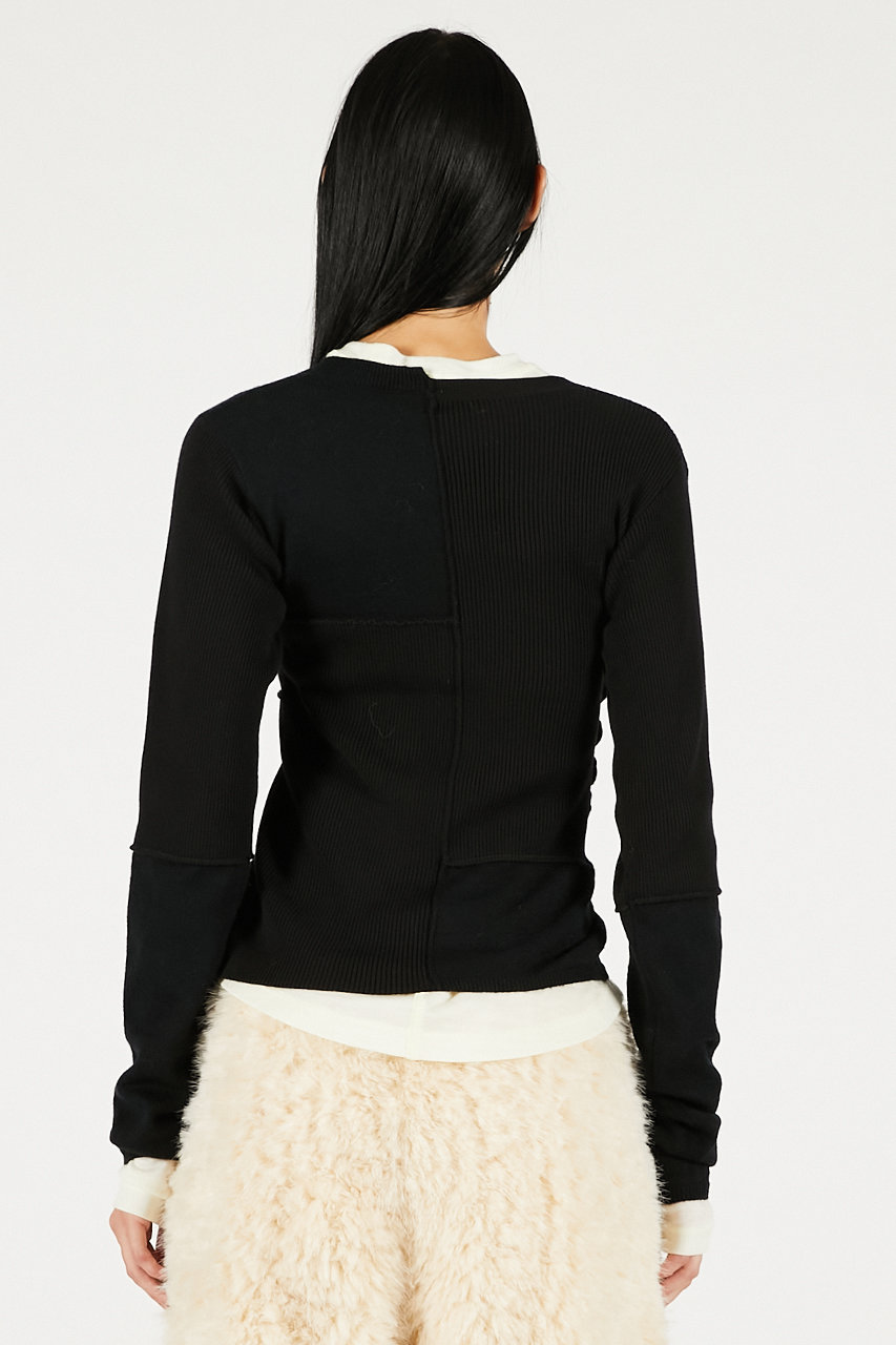 PRANK PROJECT(プランク プロジェクト)｜ランダムボタンニットトップ