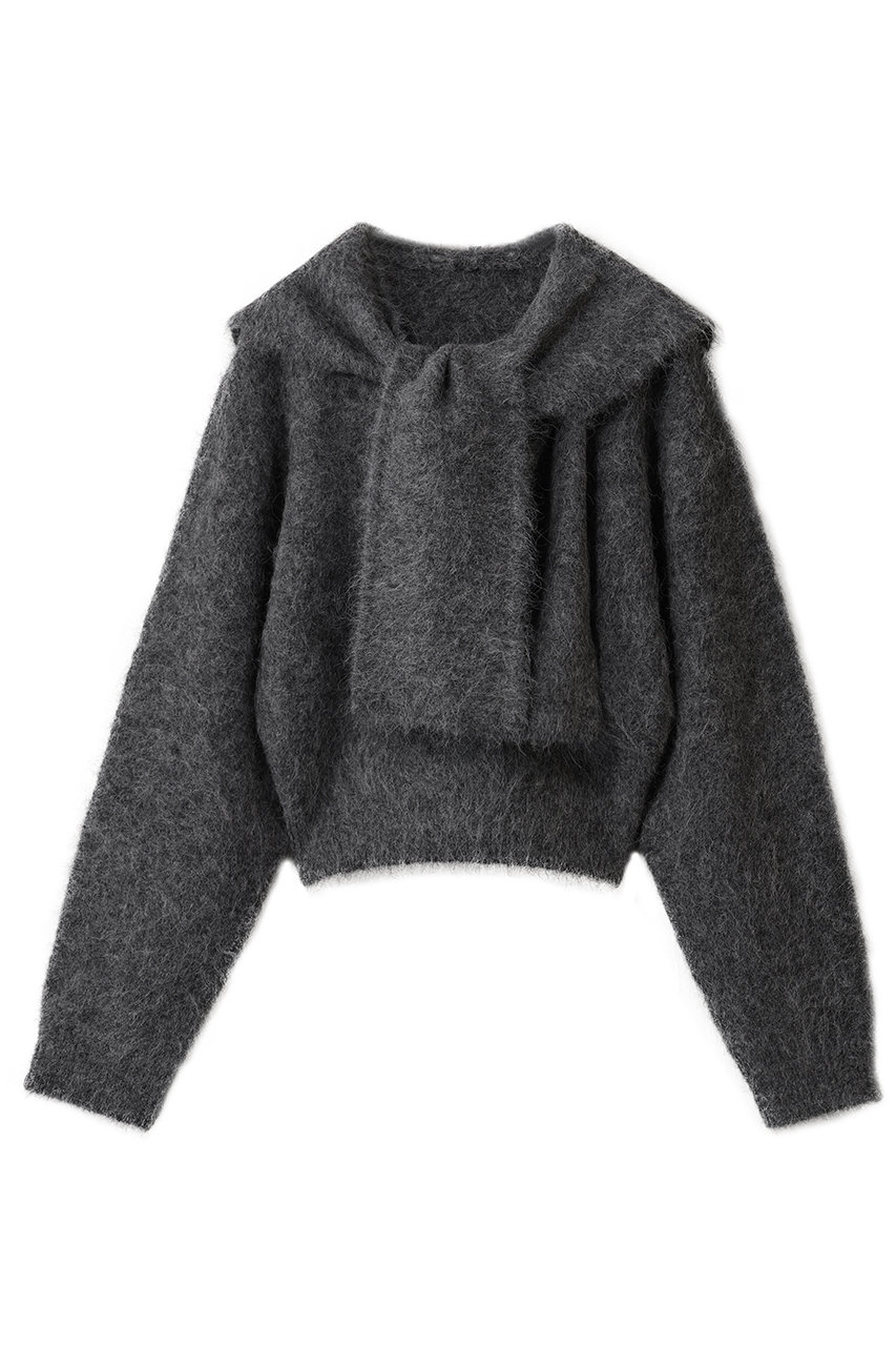 PRANK PROJECT アルパカブレンド2WAYフーディ (C.GRY(チャコールグレー), FREE) プランク プロジェクト ELLE SHOP PRANK PROJECT アルパカブレンド2WAYフーディ (C.GRY(チャコールグレー), FREE) プランク プロジェクト ELLE SHOP