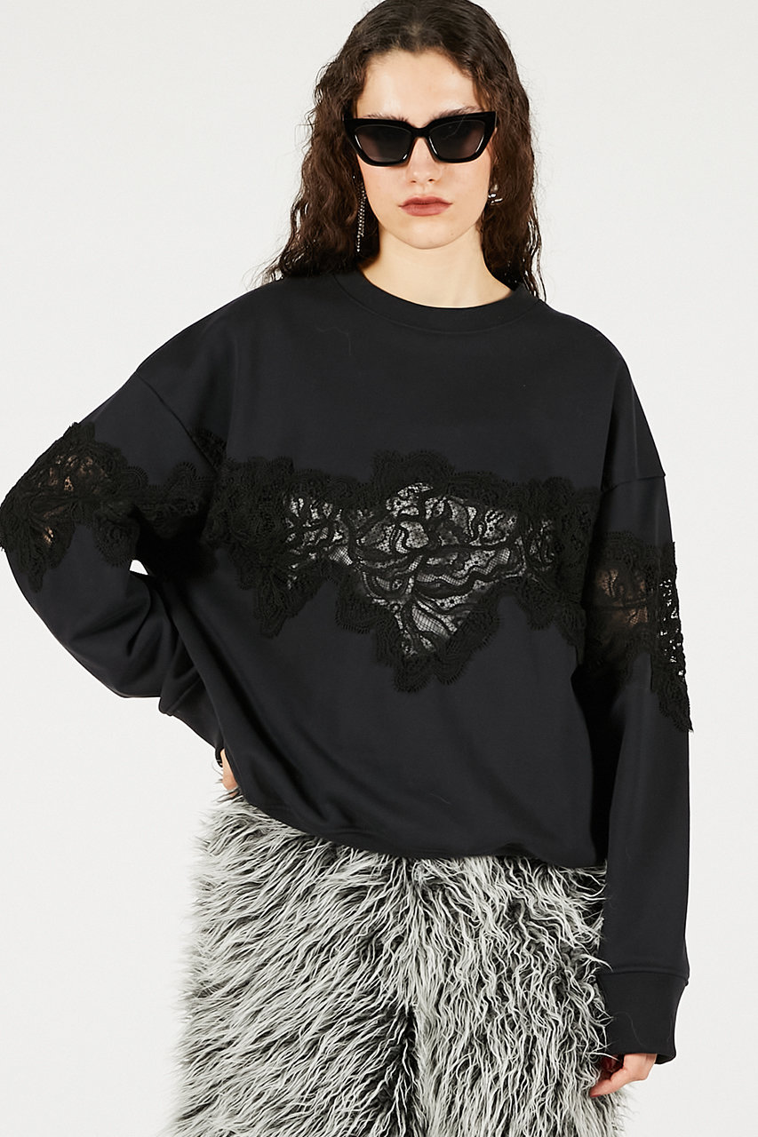 PRANK PROJECT(プランク プロジェクト)｜レーススウェット/BLK