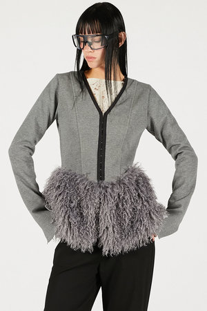 プランク プロジェクト/PRANK PROJECTのファーヘムフックアイトップ(110100/110103)