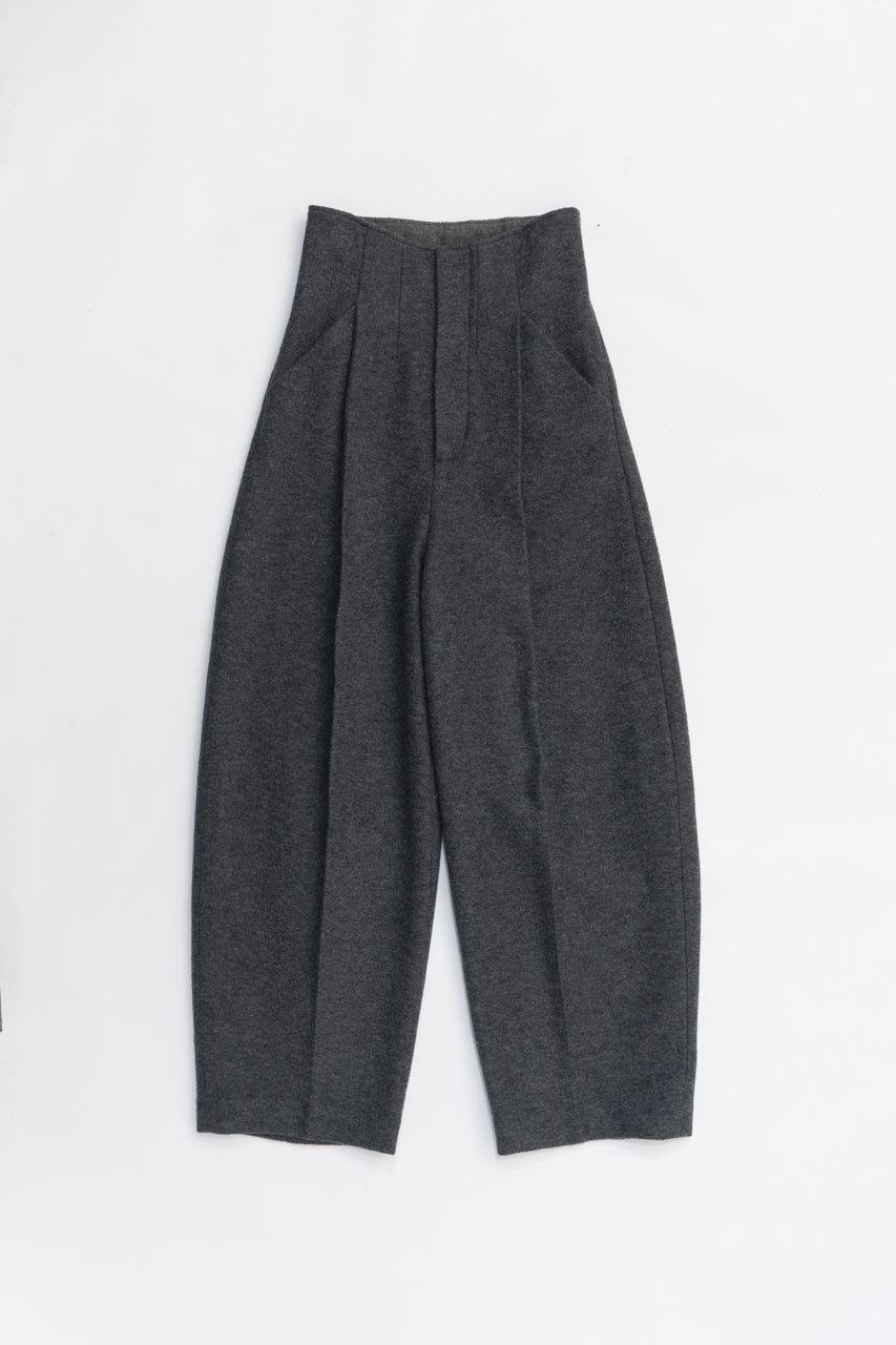 PRANK PROJECT ウールリングカーブパンツ (C.GRY(チャコールグレー), 36) プランク プロジェクト ELLE SHOP PRANK PROJECT ウールリングカーブパンツ (C.GRY(チャコールグレー), 36) プランク プロジェクト ELLE SHOP