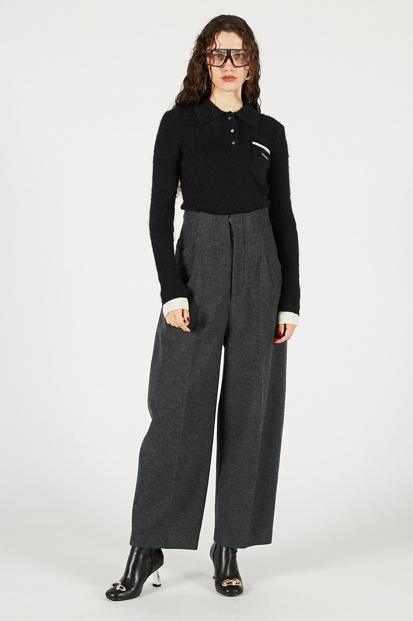 PRANK PROJECT(プランク プロジェクト)｜ウールリングカーブパンツ/C