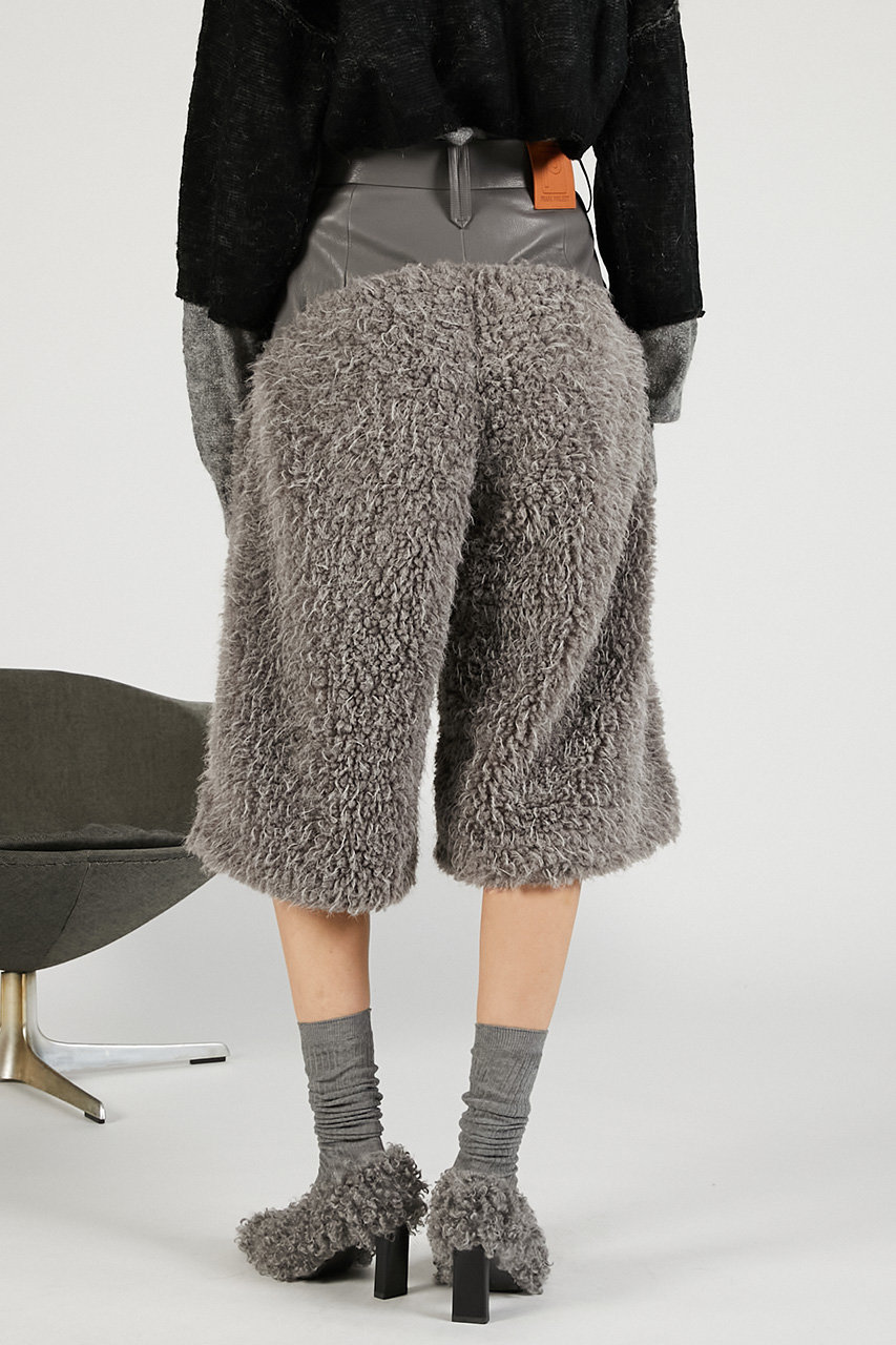 PRANK PROJECT(プランク プロジェクト)｜ファーコンビハーフパンツ/GRY