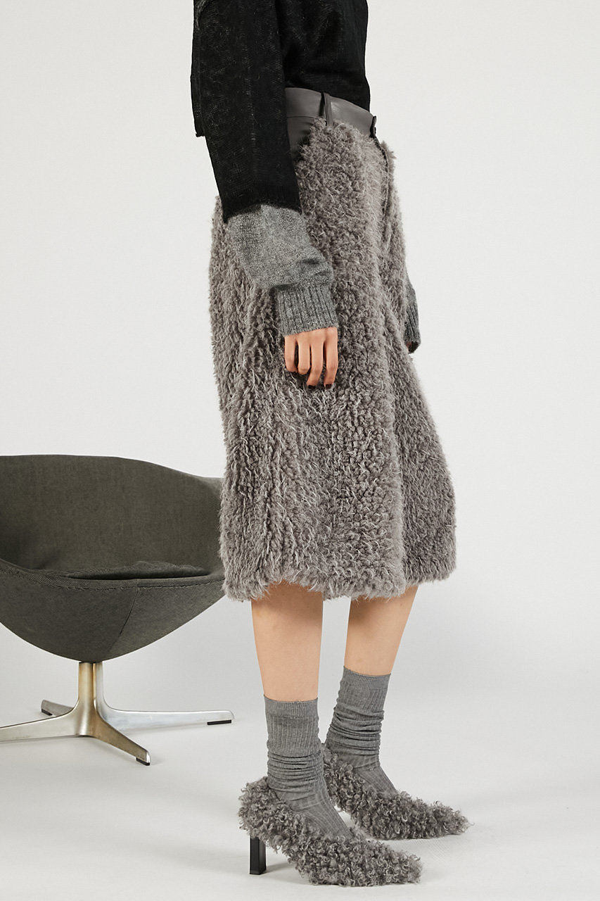 PRANK PROJECT(プランク プロジェクト)｜ファーコンビハーフパンツ/GRY