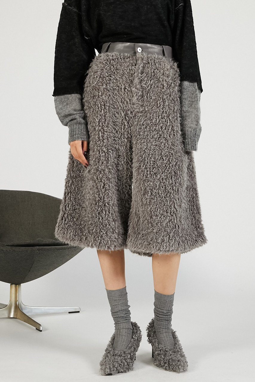 PRANK PROJECT(プランク プロジェクト)｜ファーコンビハーフパンツ/GRY