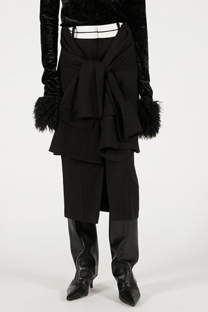 プランク プロジェクト/PRANK PROJECTのレイヤードミディスカート(110700/110702)