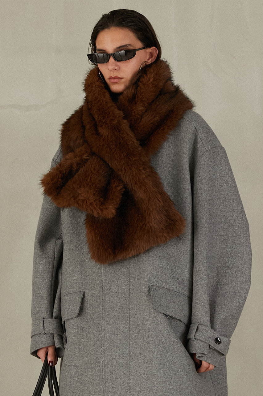 PRANK PROJECT(プランク プロジェクト)｜ファーマフラー/BRN(ブラウン