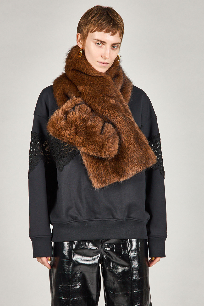 PRANK PROJECT(プランク プロジェクト)｜ファーマフラー/BRN(ブラウン