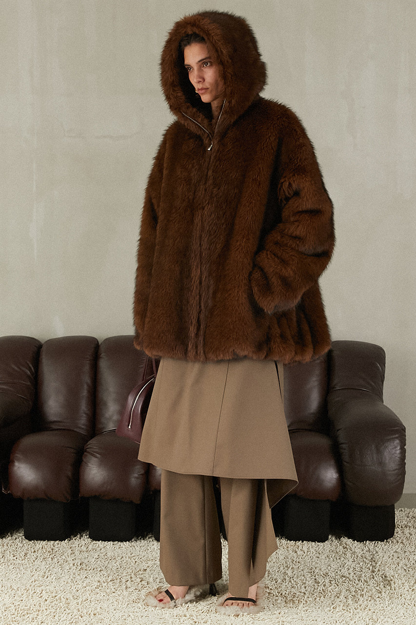 PRANK PROJECT(プランク プロジェクト)｜フェイクファーフードパーカー