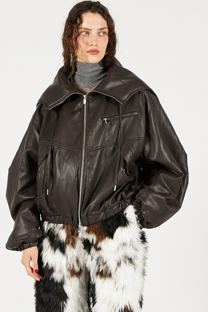 プランク プロジェクト/PRANK PROJECTの【予約販売】フェイクレザーパテッドトラックジャケット(110800/110802)