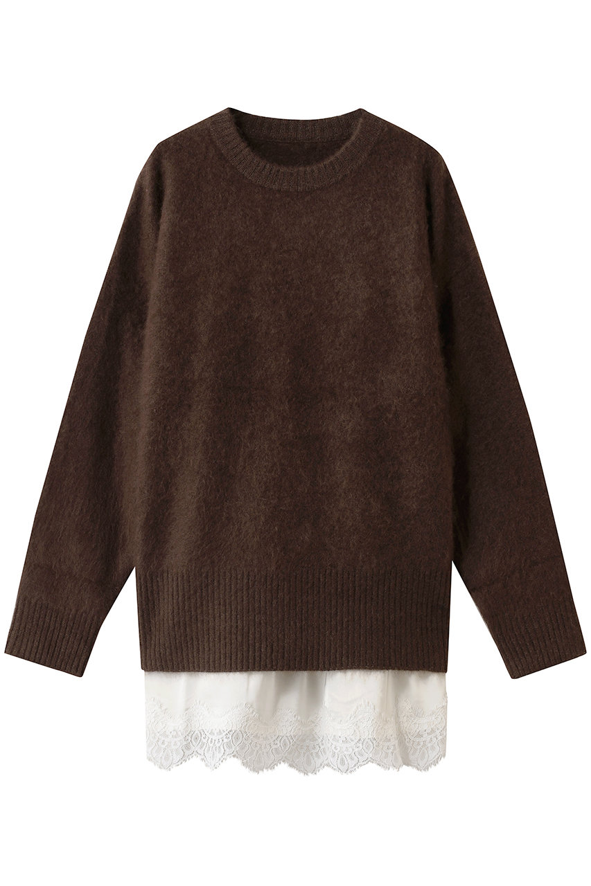 ミンク加工ニット