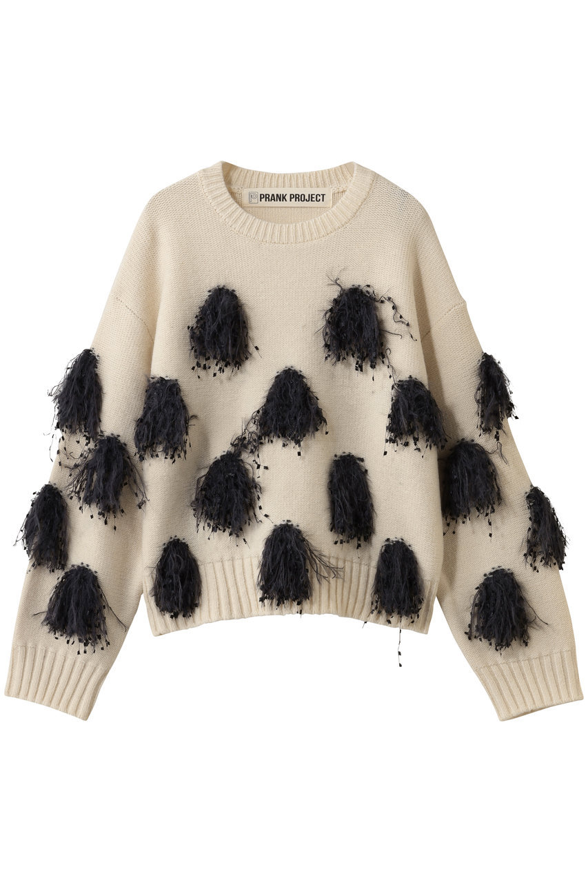 プランク プロジェクト/PRANK PROJECTのボンボンニット(O.WHT(オフホワイト)/31252365109)