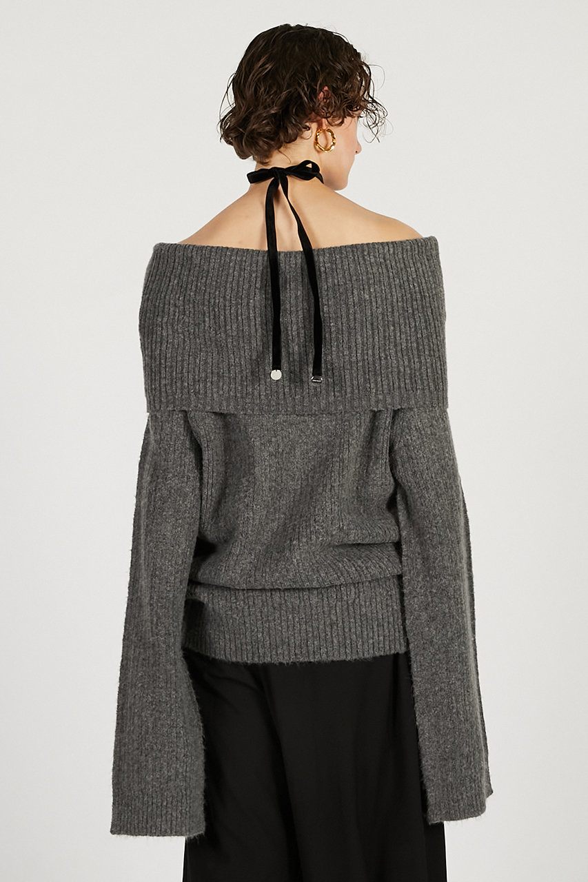 PRANK PROJECT(プランク プロジェクト)｜オフショルダーニット/C.GRY