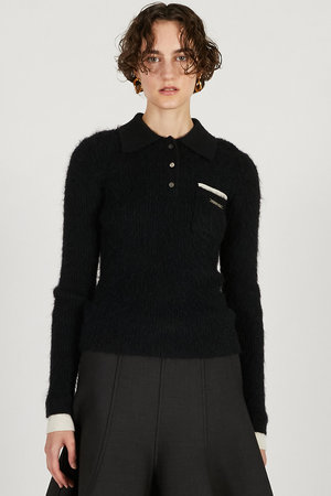 プランク プロジェクト/PRANK PROJECTのフラッフィーニットポロ(110300/110301)