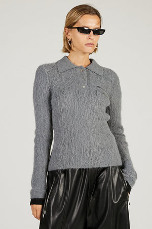 プランク プロジェクト/PRANK PROJECTのフラッフィーニットポロ(110300/110301)