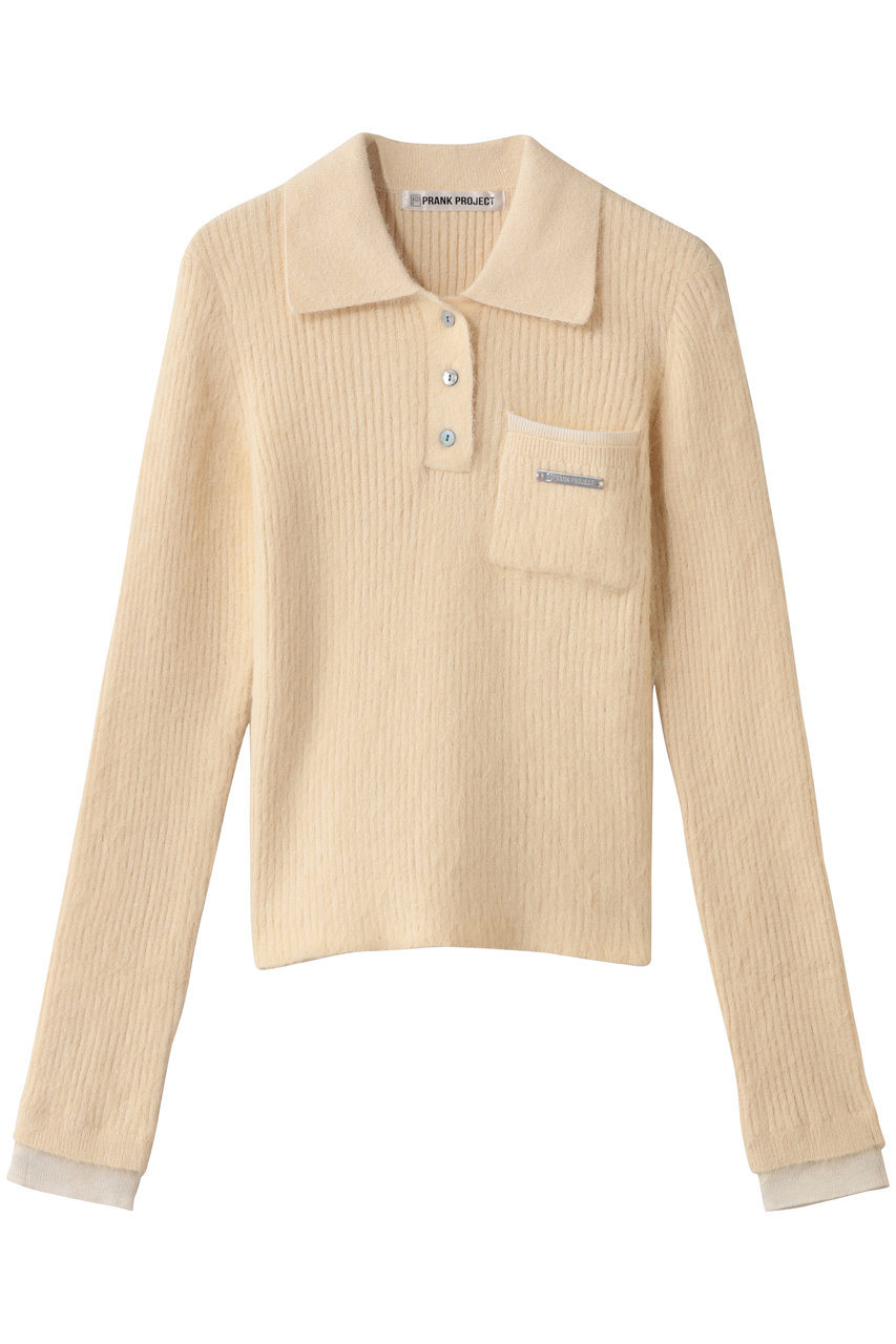 プランク プロジェクト/PRANK PROJECTのフラッフィーニットポロ(IVR(アイボリー)/31252365905)